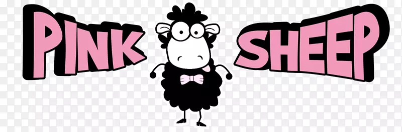 粉红羊杂志粉红羊标志-绵羊