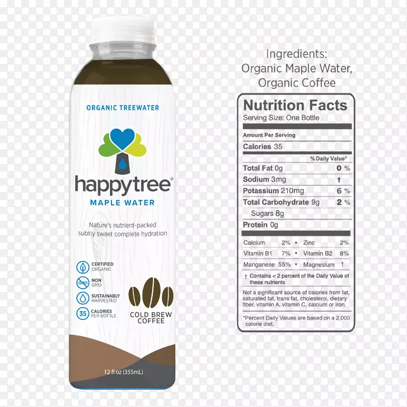 膳食补充剂品牌营养事实标签-树