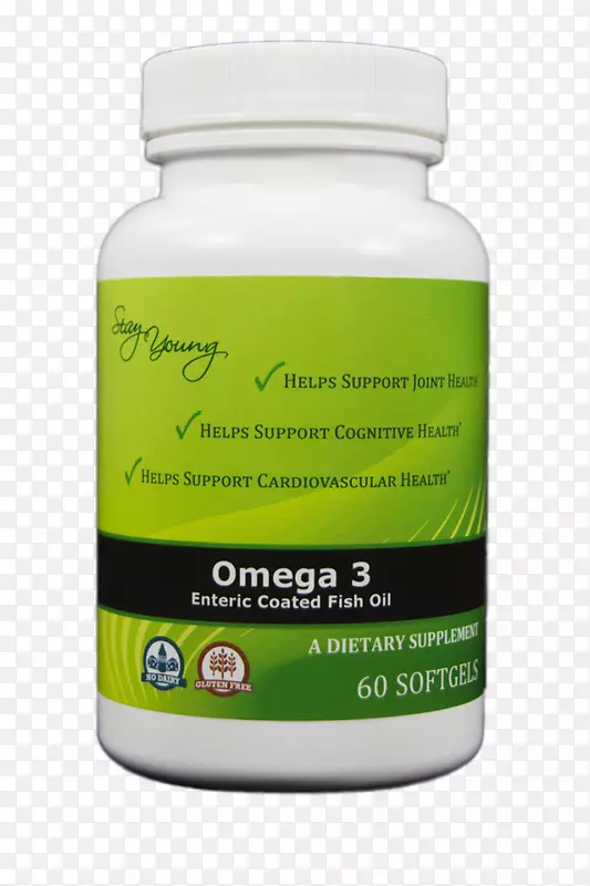 膳食补充剂肠衣omega-3脂肪酸鱼油药物大豆油