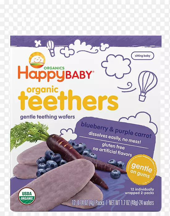 有机食品婴儿食品快乐家庭醚婴儿蓝莓干燥