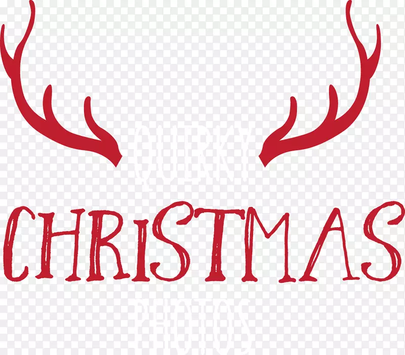 70年代圣诞老人圣诞鹿标志-圣诞老人