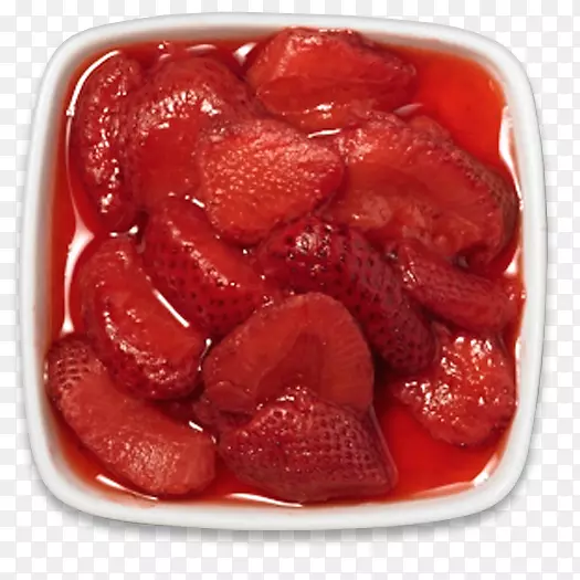 草莓汁冷冻食品水果营养标签-草莓