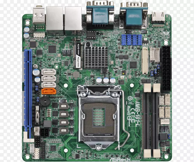 Intel MINI-ITX ASCROCK主板LGA 1150-英特尔