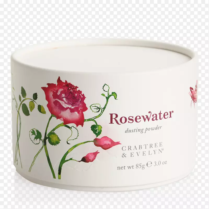 茉莉花和伊芙琳超保湿手疗法玫瑰水奶油篮与花瓣