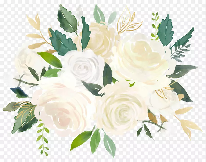 婚礼请柬保存日期花卉设计-婚礼