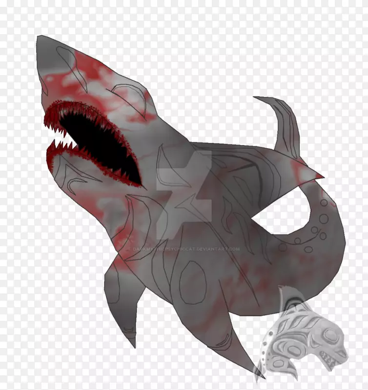 鲨鱼颌骨恐龙传说中的生物-鲨鱼