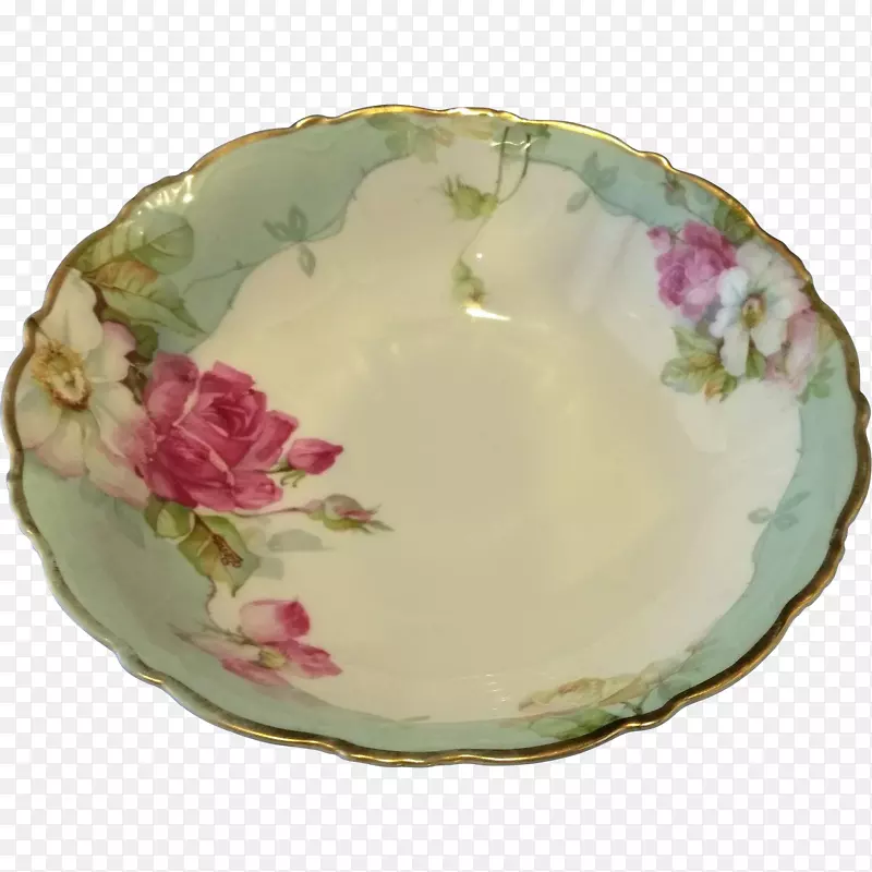 青葱盘瓷碗艺术家-盘子