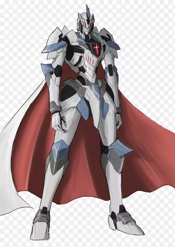 Gundam独角兽机动骑士团圣殿骑兵画-半机器人