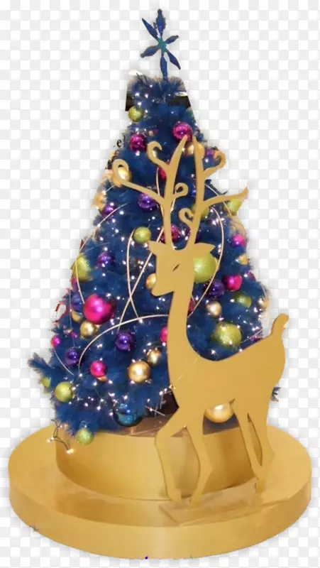 圣诞树装饰云杉-圣诞树