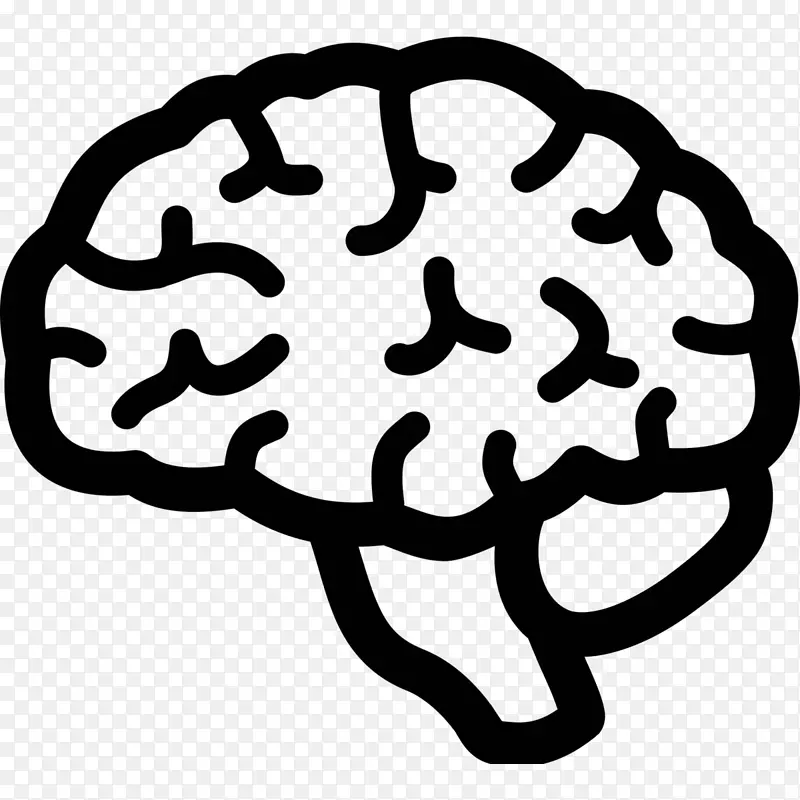 人脑计算机图标脑损伤