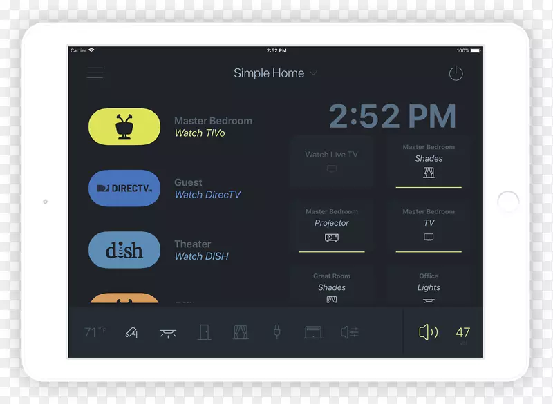遥控器通用的远程苹果家庭影院系统ipad-Apple
