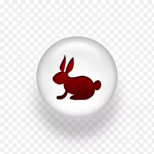 兔子复活节兔子剪影模具咖啡-兔子