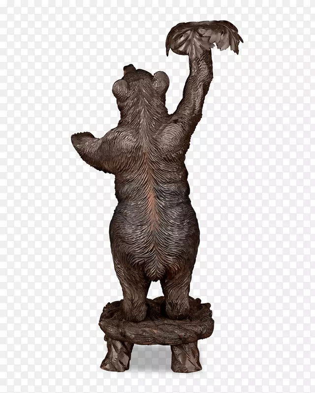 铜像雕像-森林熊