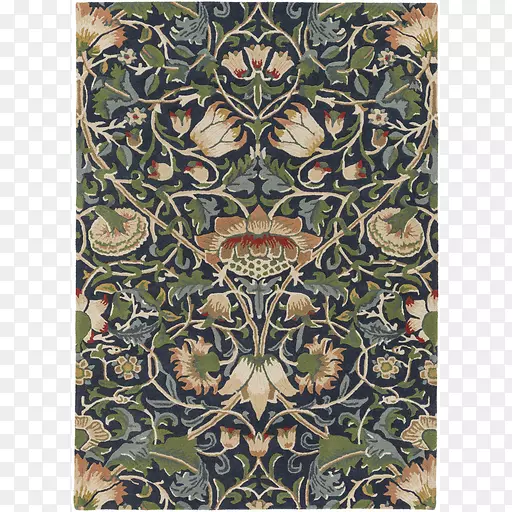 地毯艺术和手工艺运动威廉莫里斯收藏：短命“粉红”-地毯
