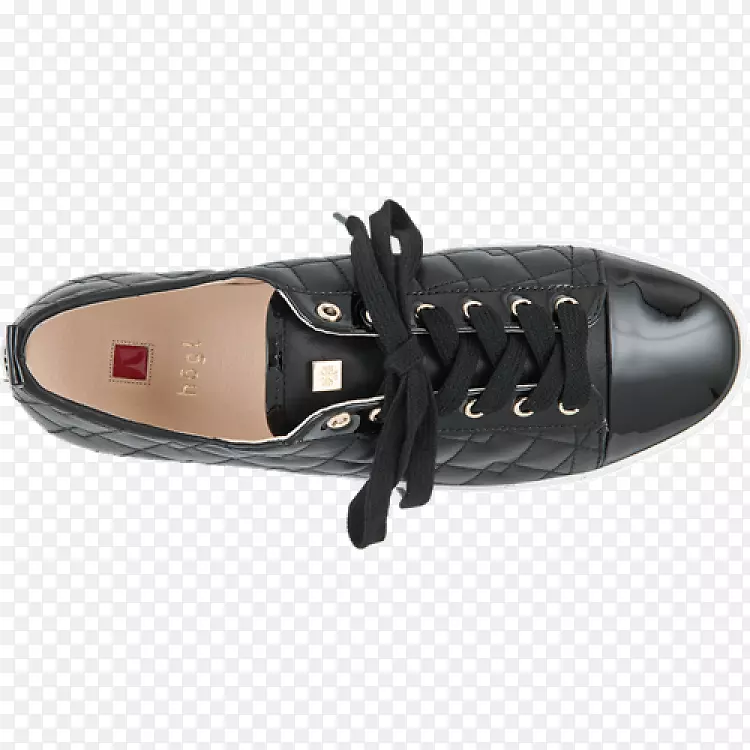 交叉训练鞋步行-黑色皮鞋