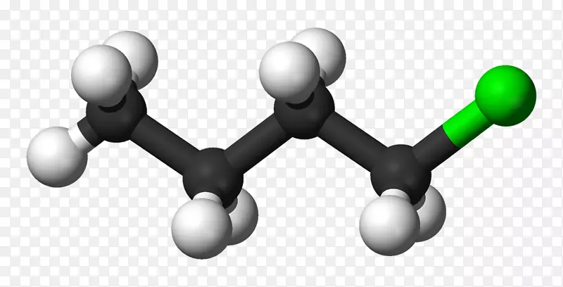 1-氯丁烷分子化学物质丁醇化学化合物物理结构