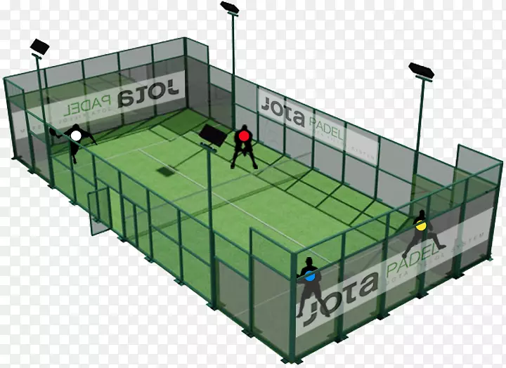 帕德尔网球中心桨式网球拍-网球