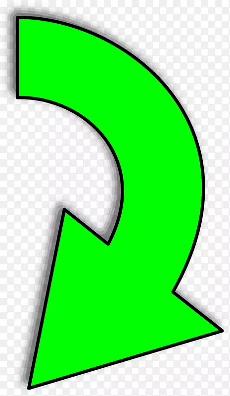 绿色箭头视频剪辑艺术-左箭头绿色