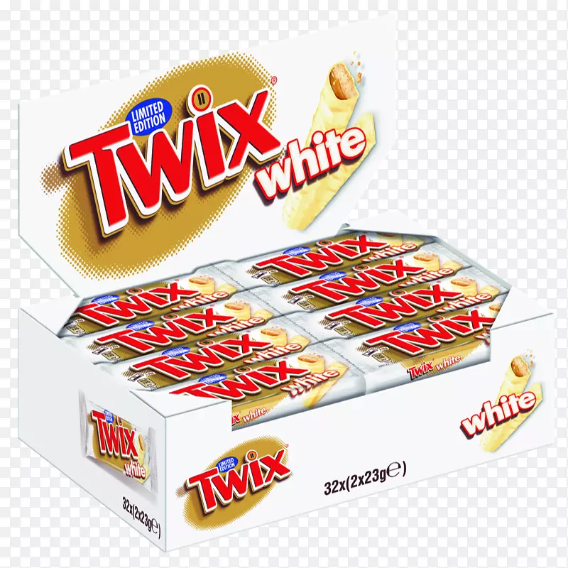 Twix巧克力棒，白色巧克力，玛氏巧克力，奶油巧克力