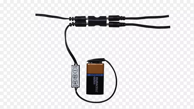 电缆九伏电池电路图电瓶灯