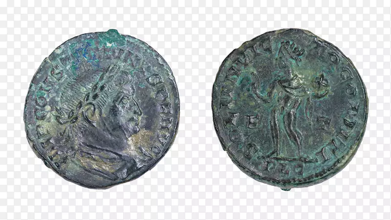 罗马货币仿制雅典娜半币