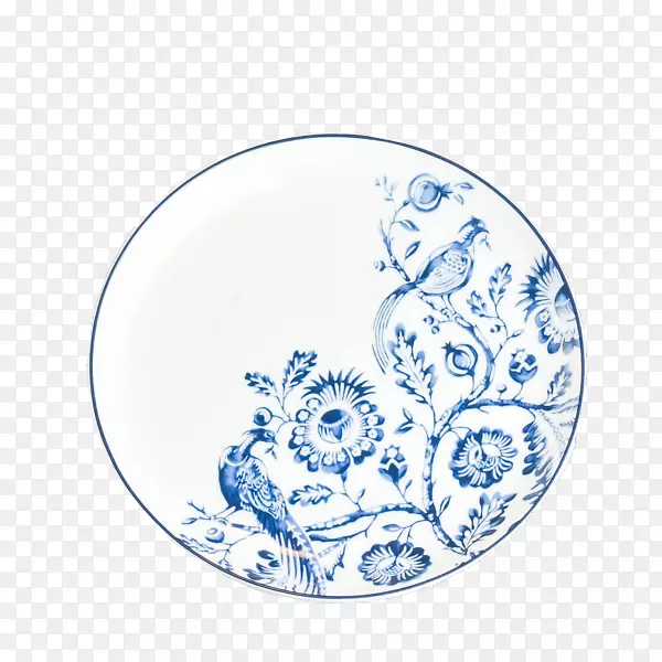 盘子蓝白陶盘餐具.专用餐盘