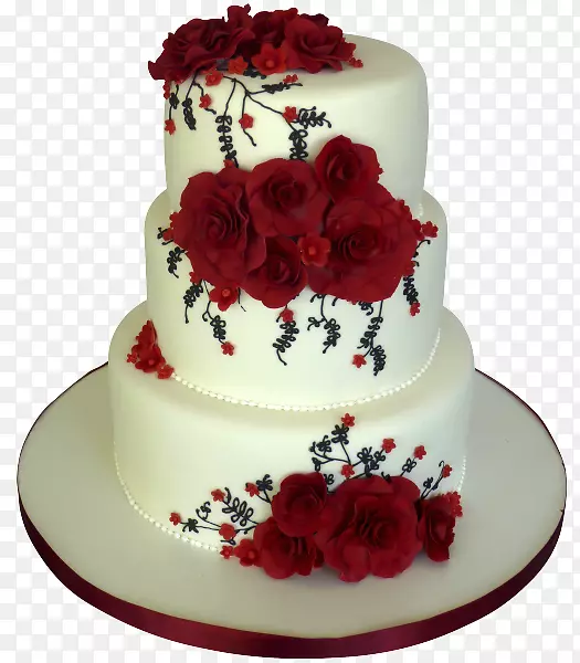 婚礼蛋糕装饰玫瑰蛋糕