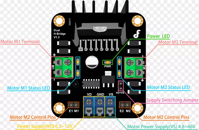 微控制器电机控制器h桥电机电子元件其它