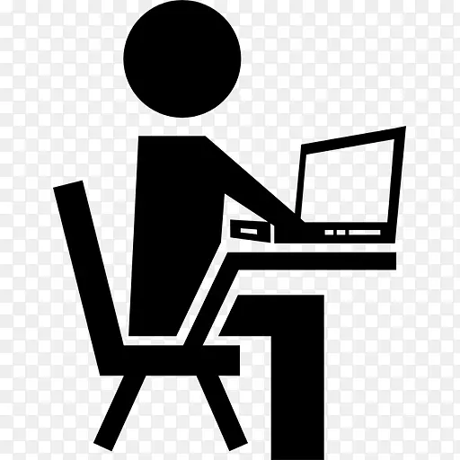 计算机图标膝上型计算机学生计算机软件.膝上型计算机