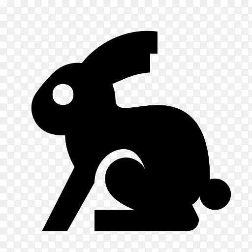 复活节兔子电脑图标-兔子