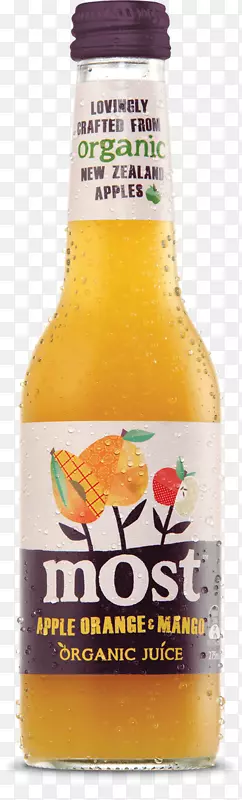 橙汁有机食品橙汁软饮料-橙汁顶部视图