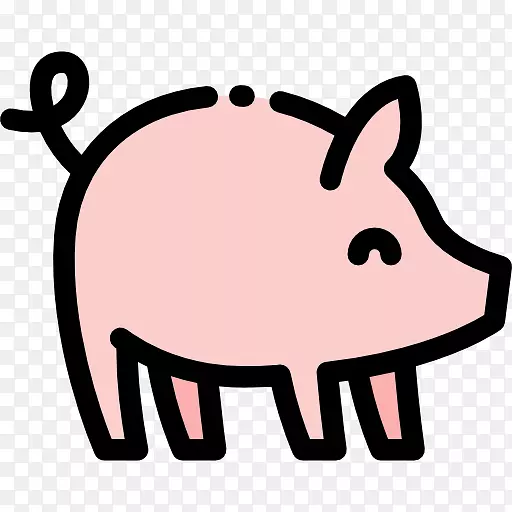 猪排伯克希尔猪电脑图标剪贴画猪图标