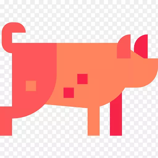 猪狗标志-猪