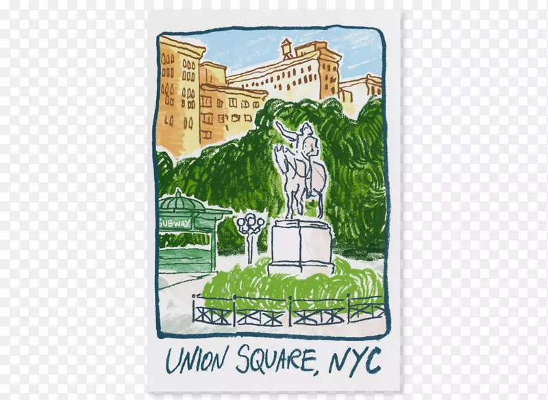 纽约市纸质明信片、邮票、土地地段