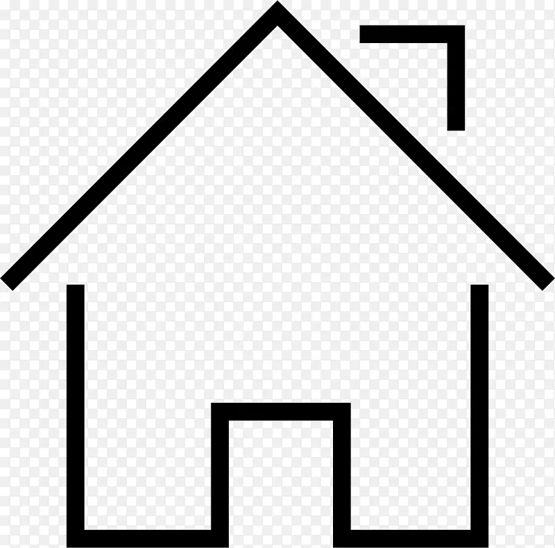 三角形房子白色字体角