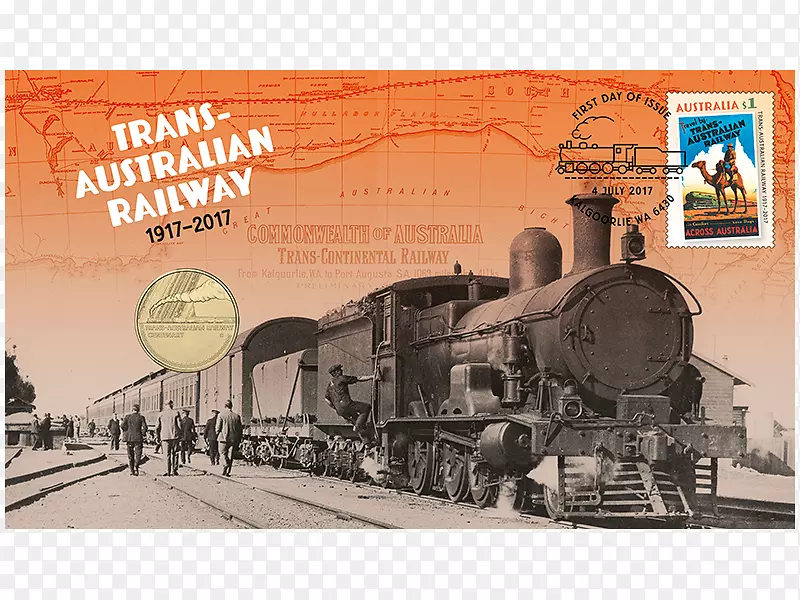 墨尔本-澳大利亚铁路运输硬币-印护照邮票