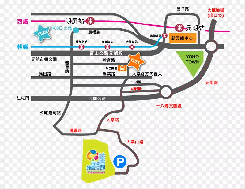 运输点线的线路方式