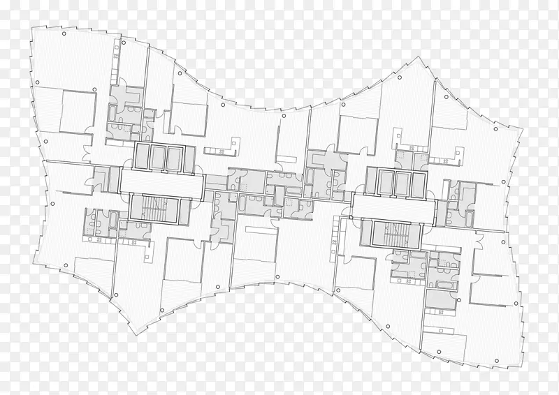 平面图建筑住宅小区-房屋