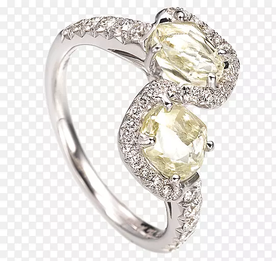 耳环订婚戒指珠宝钻石戒指