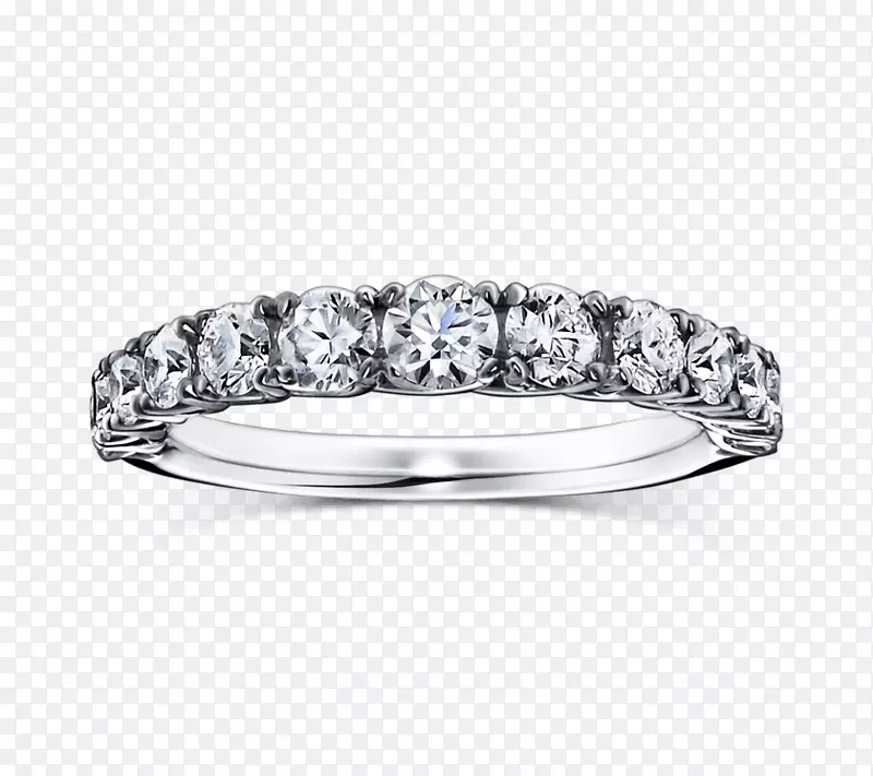 结婚戒指钻石格子珠宝戒指