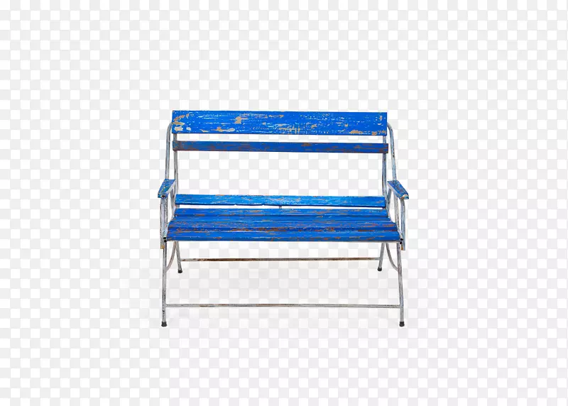 钴蓝线椅-弯椅