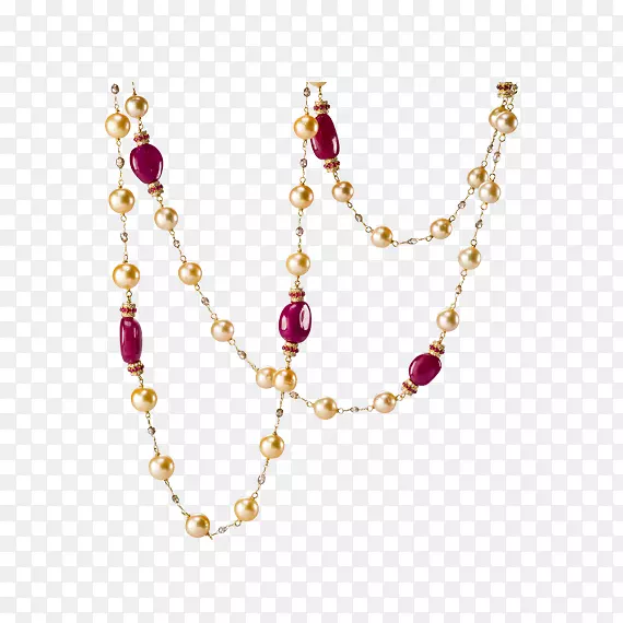 珍珠紫水晶项链珠宝首饰-胭脂霉菌
