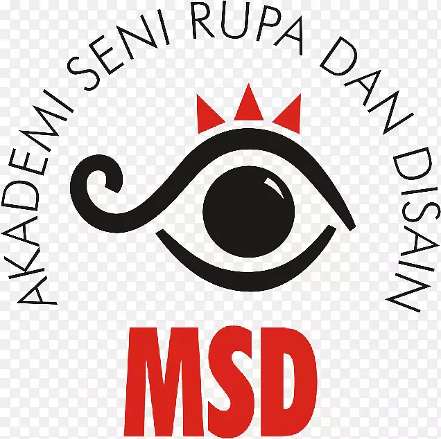 MSD视觉艺术与设计学院标志MSD现代设计学院印度尼西亚艺术学院，日惹-设计