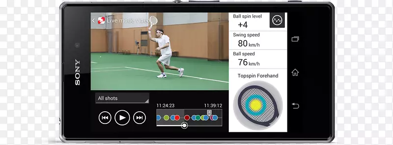 网球传感器Yonex网球拍