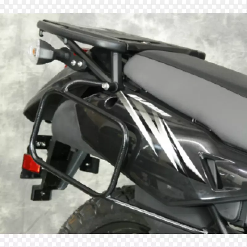 摩托车整流罩鞍袋车川崎KLR 650平底车