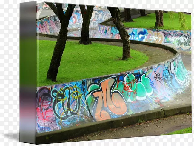 涂鸦-滑板公园