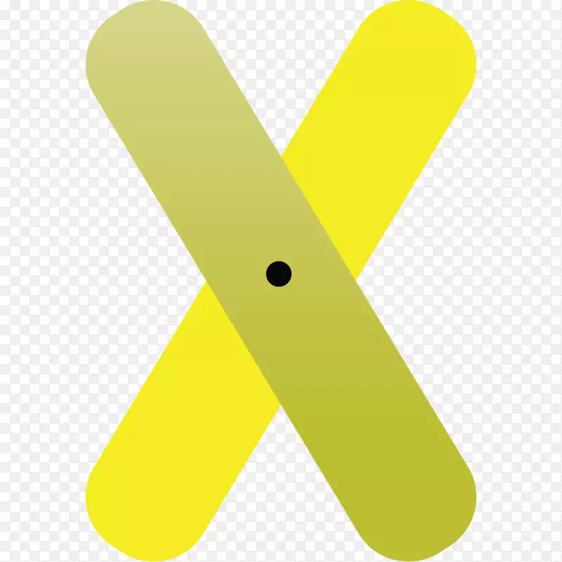 黄色剪贴画-x