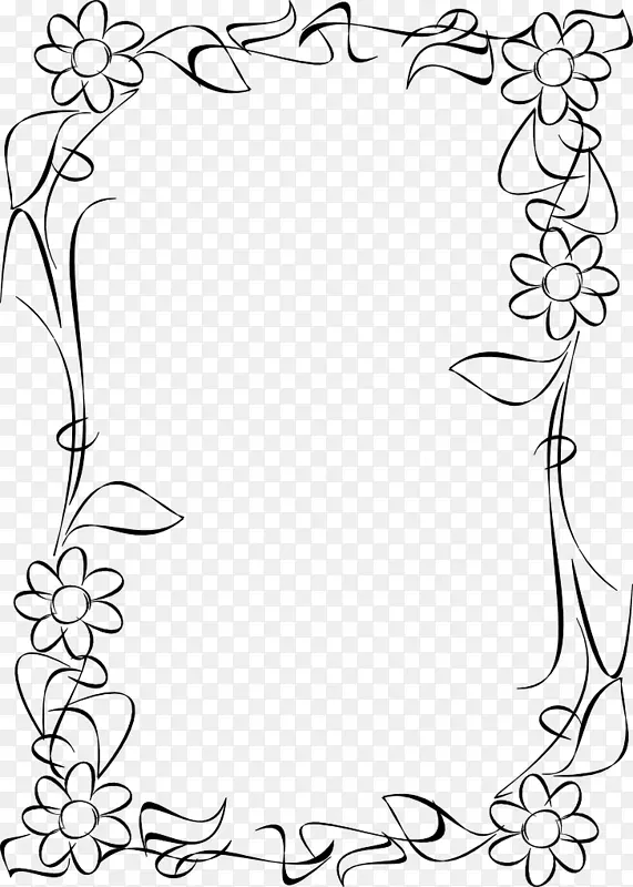 花卉设计素描花色书-花