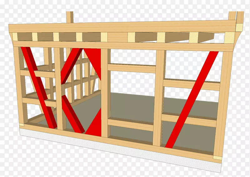 木结构墙梁桁架-房屋