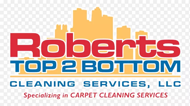 罗伯茨顶级2底层清洁服务有限责任公司地毯清洁商业清洁标志